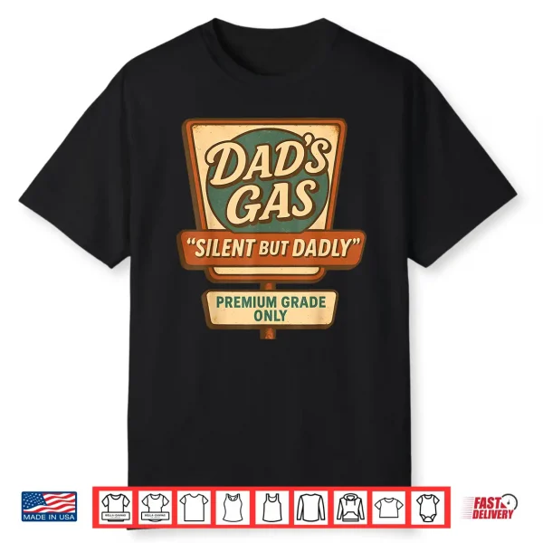 Silent But Dadly Funny Father’S Day Fart Dad Farting Vintage Shirt