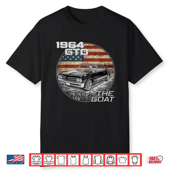 Sixty Four Nineteen Sixty Four Gto American Flag Shirt