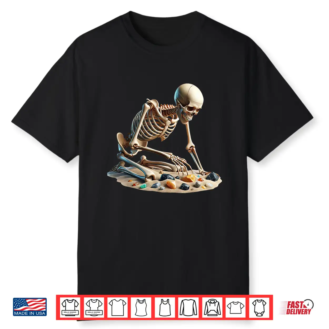Skeleton Rock Collecting Geologist Gemstone Geology Teacher Shirt Skeleton Rock Collecting Geologist Gemstone Geology Teacher Shirt
