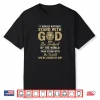 Stand With God Christian Lion Faith Vintage Distressed Premium Tri Blend Shirt
