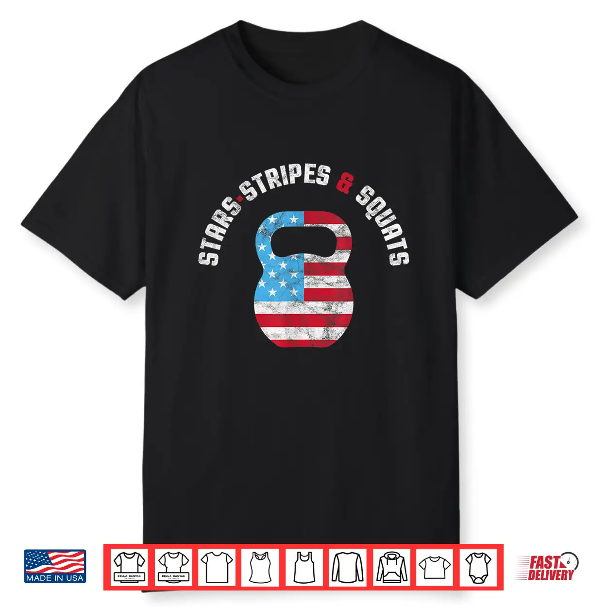 Stars Stripes And Squad Workout Gym Usa Flag 4Th July Shirt Stars Stripes And Squad Workout Gym Usa Flag 4Th July Shirt