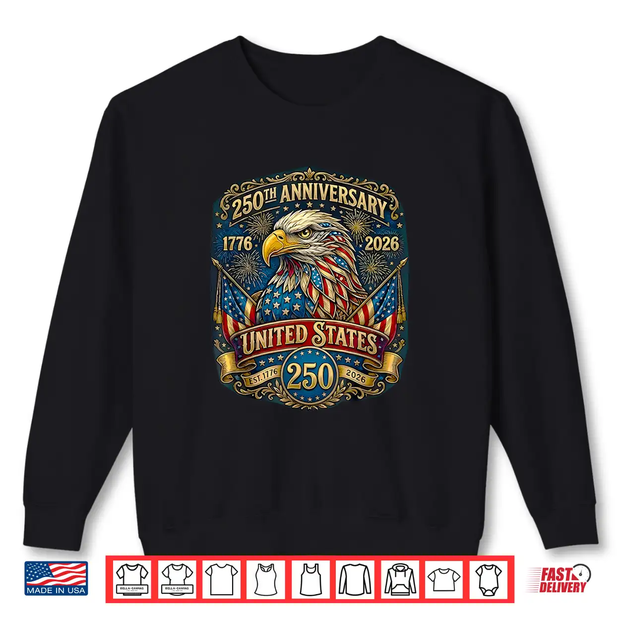 250 Anniversary American 1776 2026 Usa Flag 250Th 4Th July Shirt 250 Anniversary American 1776 2026 Usa Flag 250Th 4Th July Shirt