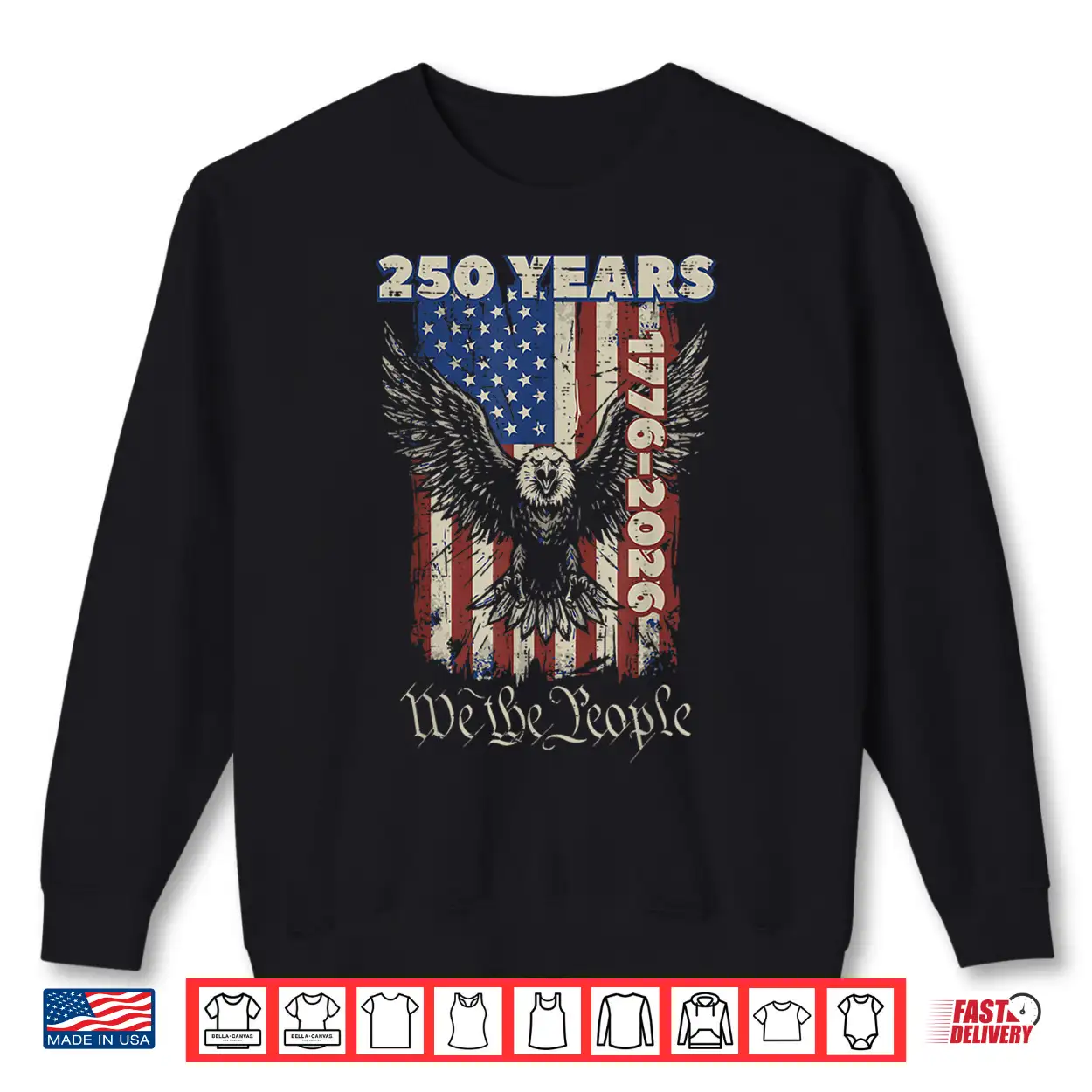 250 Years Eagle Usa Flag 250Th Anniversary Men Women Kids Shirt 250 Years Eagle Usa Flag 250Th Anniversary Men Women Kids Shirt