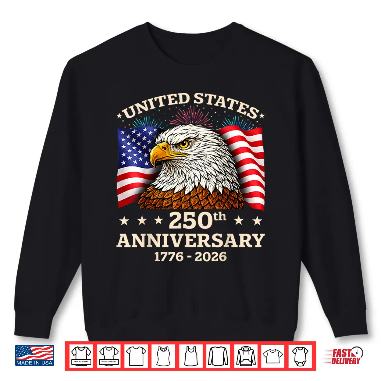 250Th Anniversary Usa 1776 2026 Patriotic Eagle 4Th Of July Shirt 250Th Anniversary Usa 1776 2026 Patriotic Eagle 4Th Of July Shirt