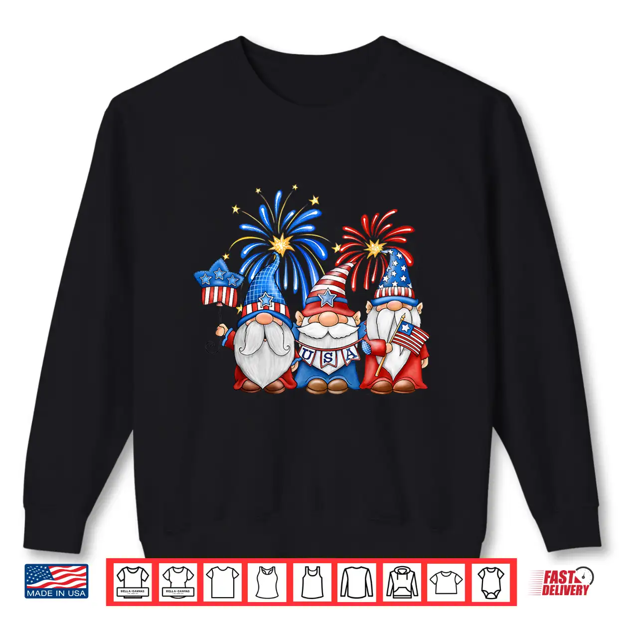 4Th Of July American Gnomes Celebrating Independence Day Shirt 4Th Of July American Gnomes Celebrating Independence Day Shirt