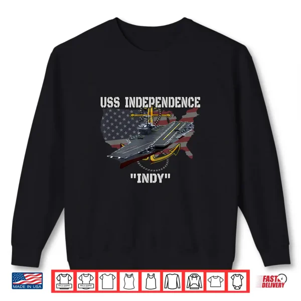 Sweatshirt Aircraft Carrier USS Independence CV 62 CVA 62 Veterans Day Shirt