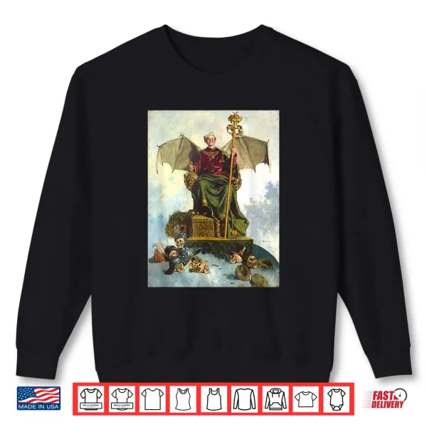 Sweatshirt Allegory of Satan Painting Ludwik Stasiak 1900 Shirt