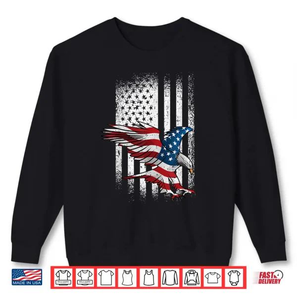 American Flag Eagle 4Th Of July Independence Day Patriotic Shirt 2 Sweatshirt American Flag Eagle 4th Of July Independence Day Patriotic Shirt