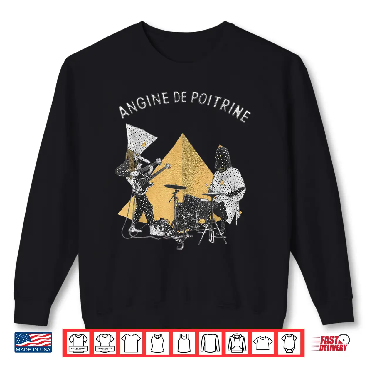 Angine De Poitrine Band Vintage Music Shirt Angine De Poitrine Band Vintage Music Shirt