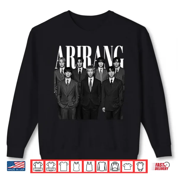 Sweatshirt Arirang Bangtan Boys 2026 Tour ShirtArirang Bangtan Boys 2026 Tour Shirt