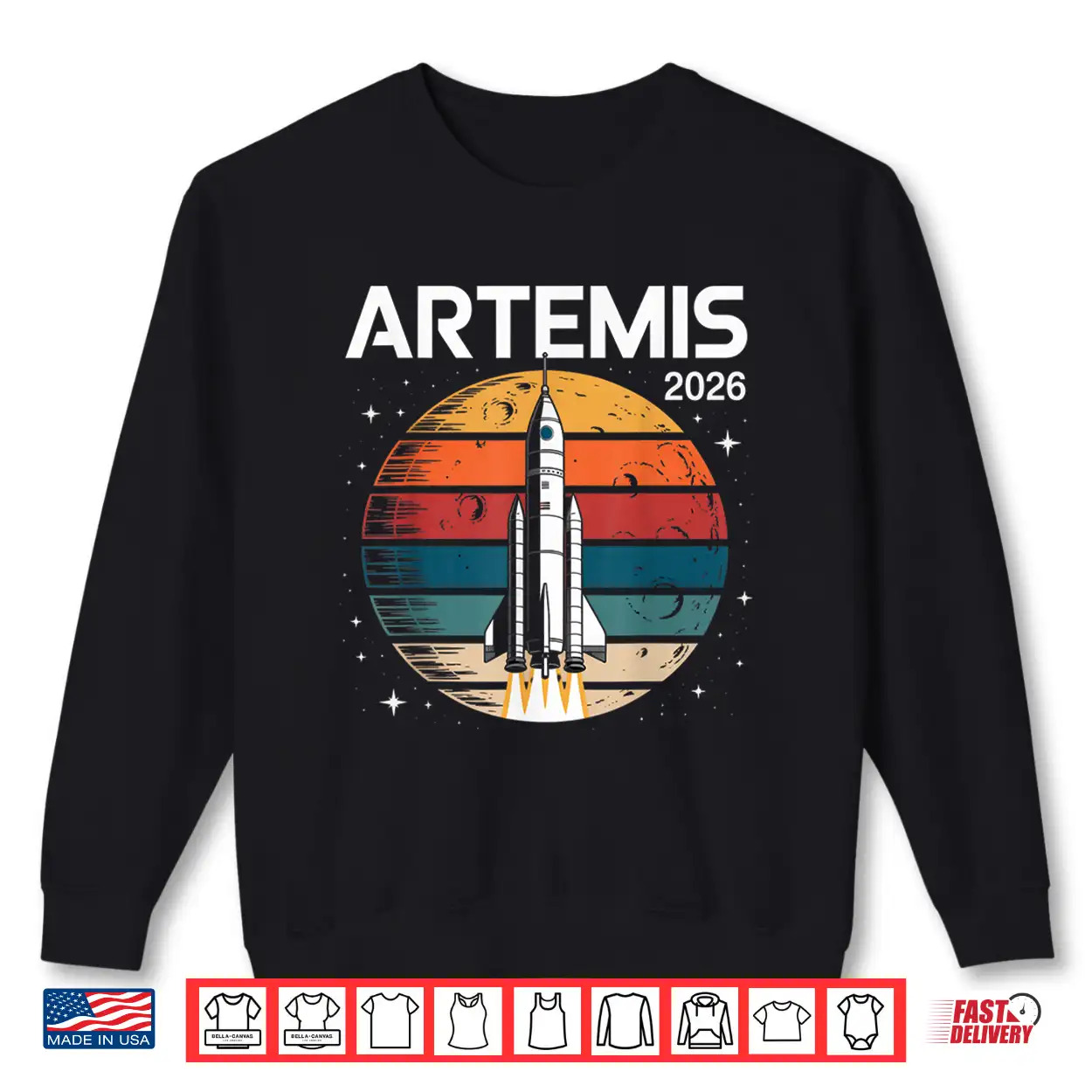Artemis 2026 Launch Back To The Moon Shirt Artemis 2026 Launch Back To The Moon Shirt