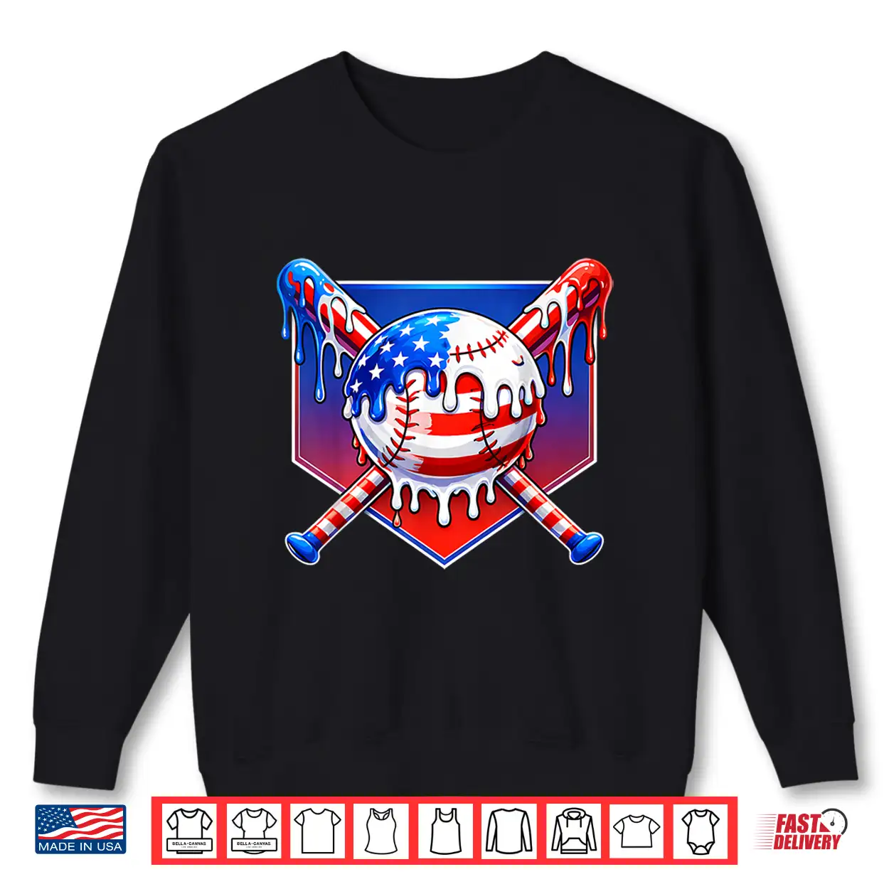 Baseball Dripping Boys 4Th Of July Drip Kids Shirt Baseball Dripping Boys 4Th Of July Drip Kids Shirt