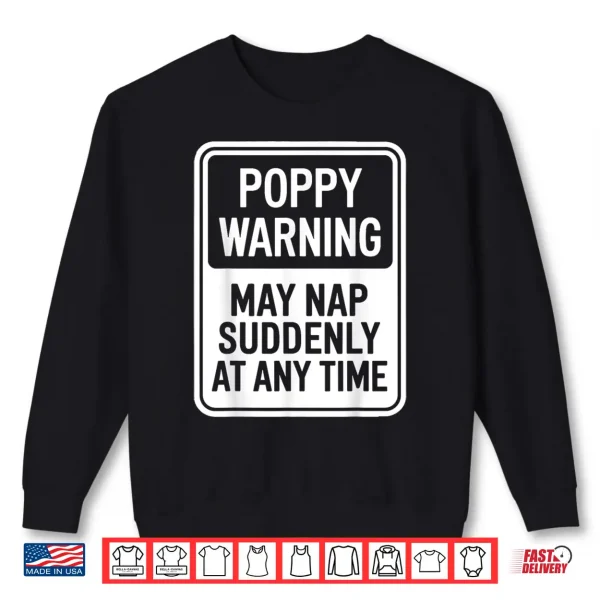 Sweatshirt Best Poppy Art For Grandpa From Grandkids Fathers Day Poppy Shirt
