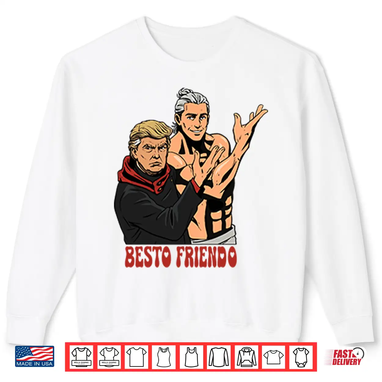 Besto Friendo Trump Epstein Inspired Meme Shirt Besto Friendo Trump Epstein Inspired Meme Shirt
