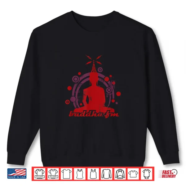 Sweatshirt Buddha Shirt for Yoga Zen Meditation and Calm Vibes Shirt