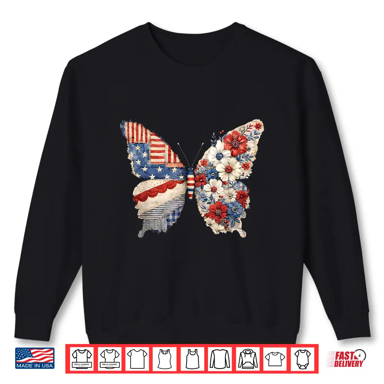 Butterfly 1776 2026 250 Years American 250Th 4Th Of July Shirt Butterfly 1776 2026 250 Years American 250Th 4Th Of July Shirt