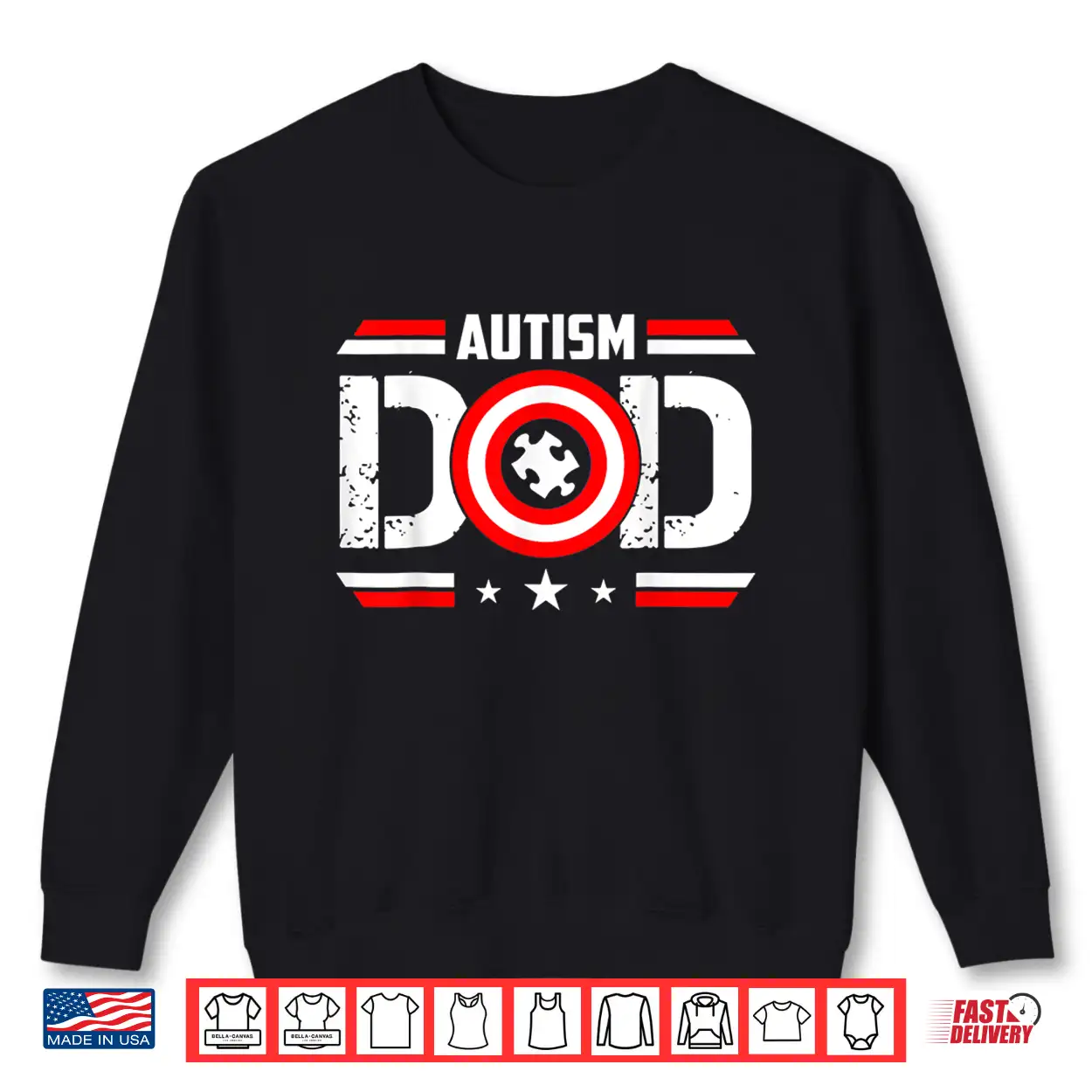 Captain Autism Dad Superhero Autistic Father’S Day Shirt Captain Autism Dad Superhero Autistic Father’S Day Shirt