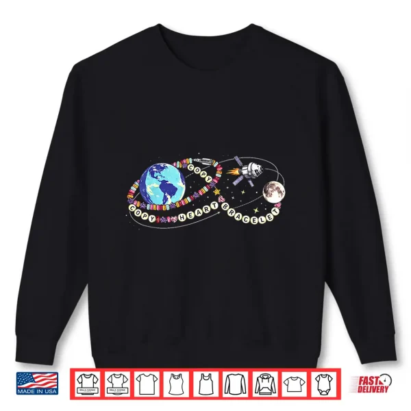 Sweatshirt Copy Heart Copy Bracelet Funny Artermis II Friendship Shirt
