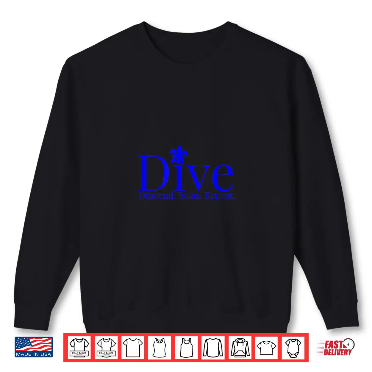 Dive Descend Relax Repeat Scuba Diving Shirt Dive Descend Relax Repeat Scuba Diving Shirt