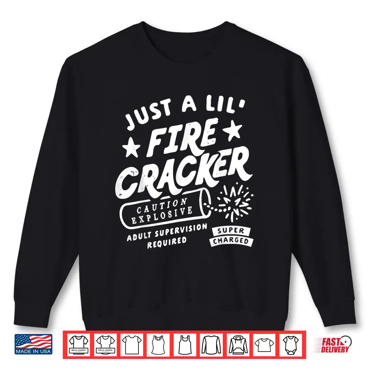 Funny Just A Lil’ Firecracker Cute Toddler Youth 4Th Of July Shirt Funny Just A Lil’ Firecracker Cute Toddler Youth 4Th Of July Shirt