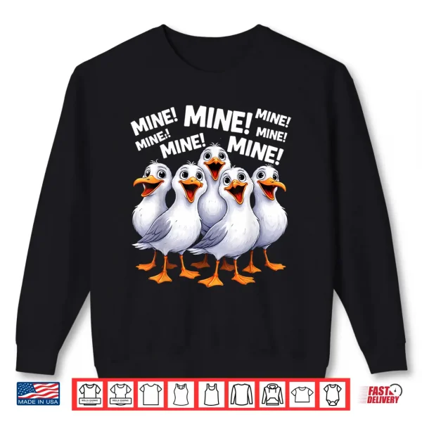 Sweatshirt Funny Seagull Bird Outfit for Women Men Shirt