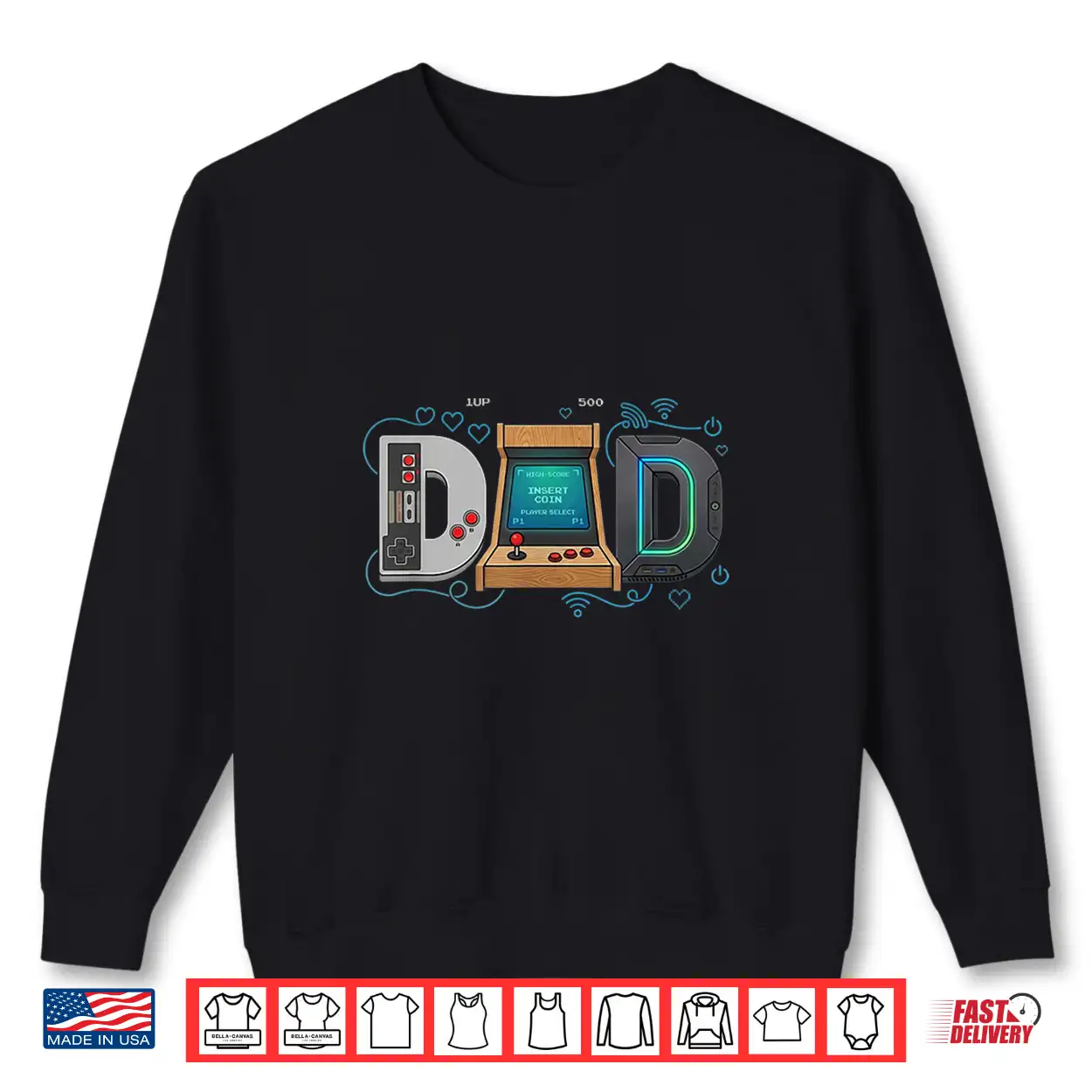 Gamer Dad Retro Arcade Gaming Father Father’S Day Birthday Shirt Gamer Dad Retro Arcade Gaming Father Father’S Day Birthday Shirt