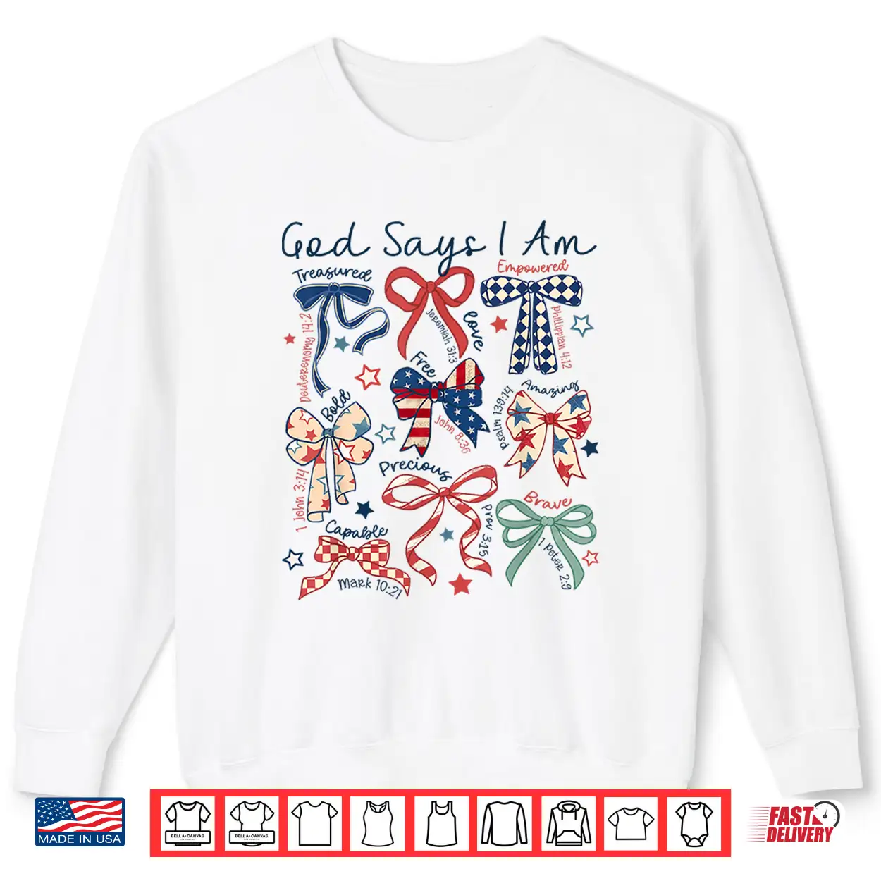 God Says I Am 4Th Of July Christian Jesus Independence Day Shirt God Says I Am 4Th Of July Christian Jesus Independence Day Shirt