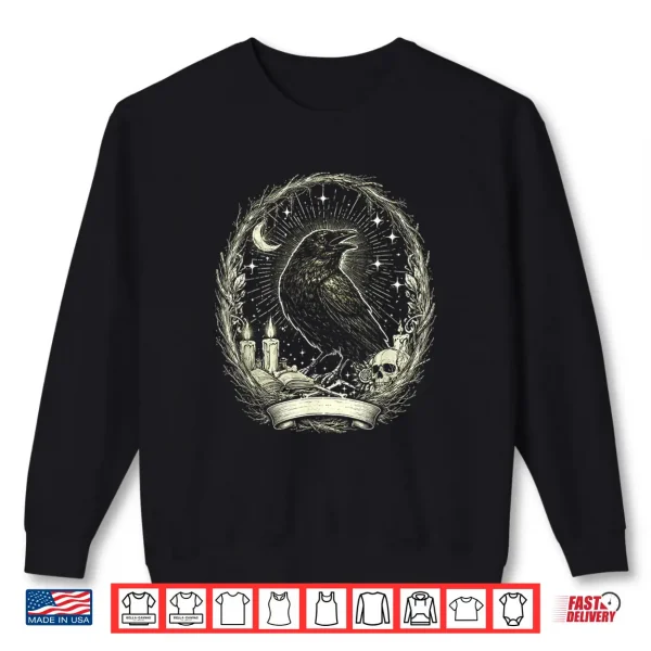 Gothic Raven Vintage Shirt 2 Sweatshirt Gothic Raven Vintage Shirt