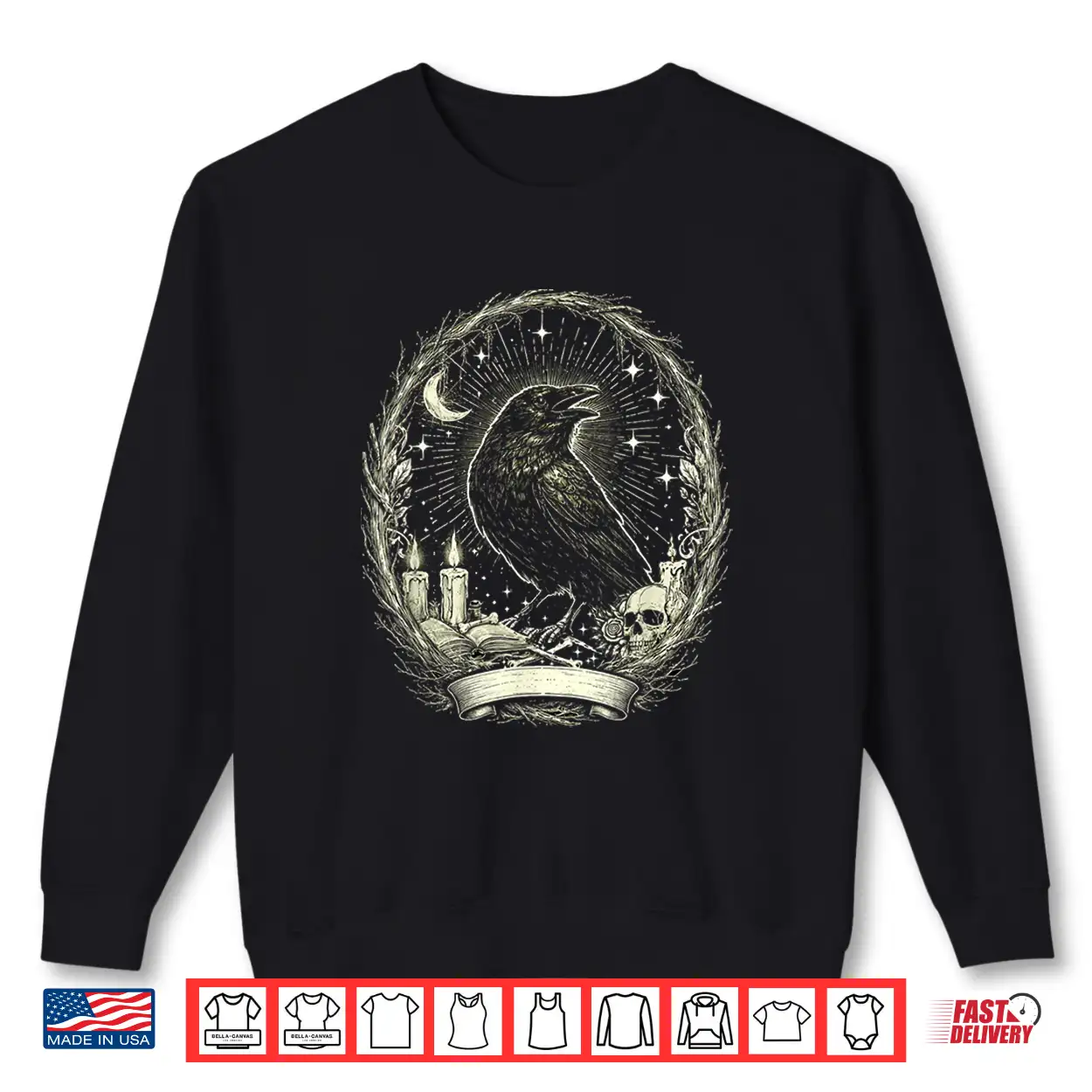 Gothic Raven Vintage Shirt Gothic Raven Vintage Shirt