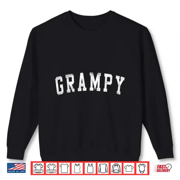 Grampy Classic Bold Font Father'S Day Grampy Shirt 2 Sweatshirt Grampy Classic Bold Font Fathers Day Grampy Shirt