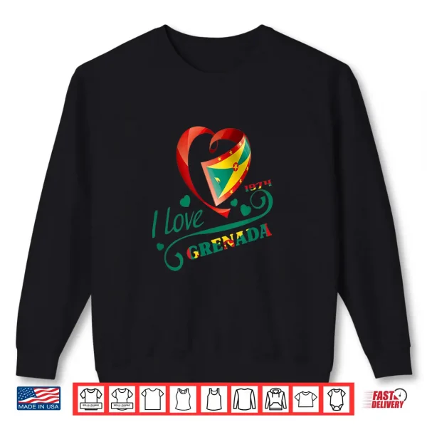 Sweatshirt Grenada Independence Day Shirt