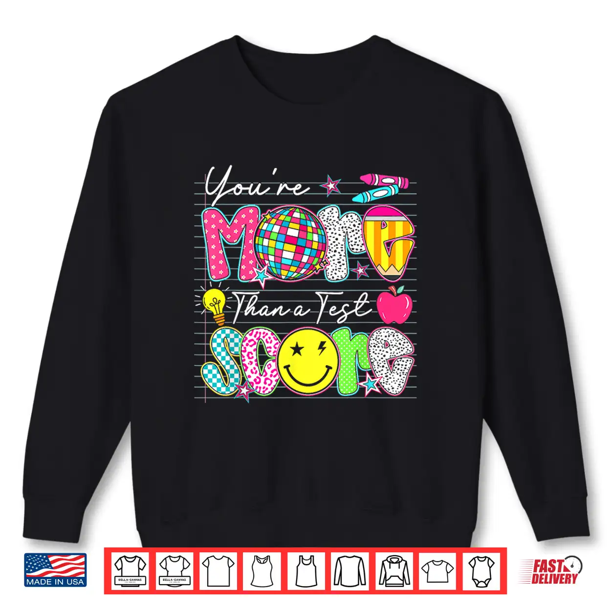 Groovy You Are More Than A Test Score Teacher Testing Day Shirt Groovy You Are More Than A Test Score Teacher Testing Day Shirt