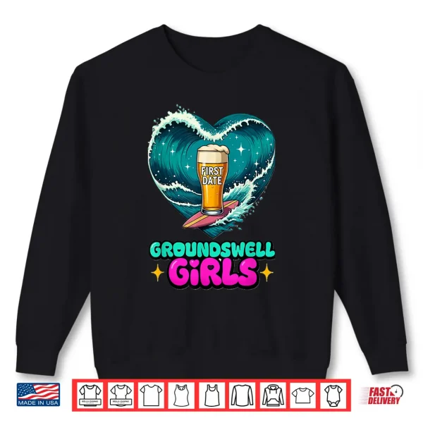 Sweatshirt Groundswell Girls Professional Minimalist Modern Graphic Shirt