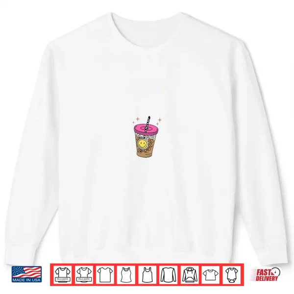 Sweatshirt Half Teacher Half Coffee Pocket Iced Coffee Lover Teacher Shirt