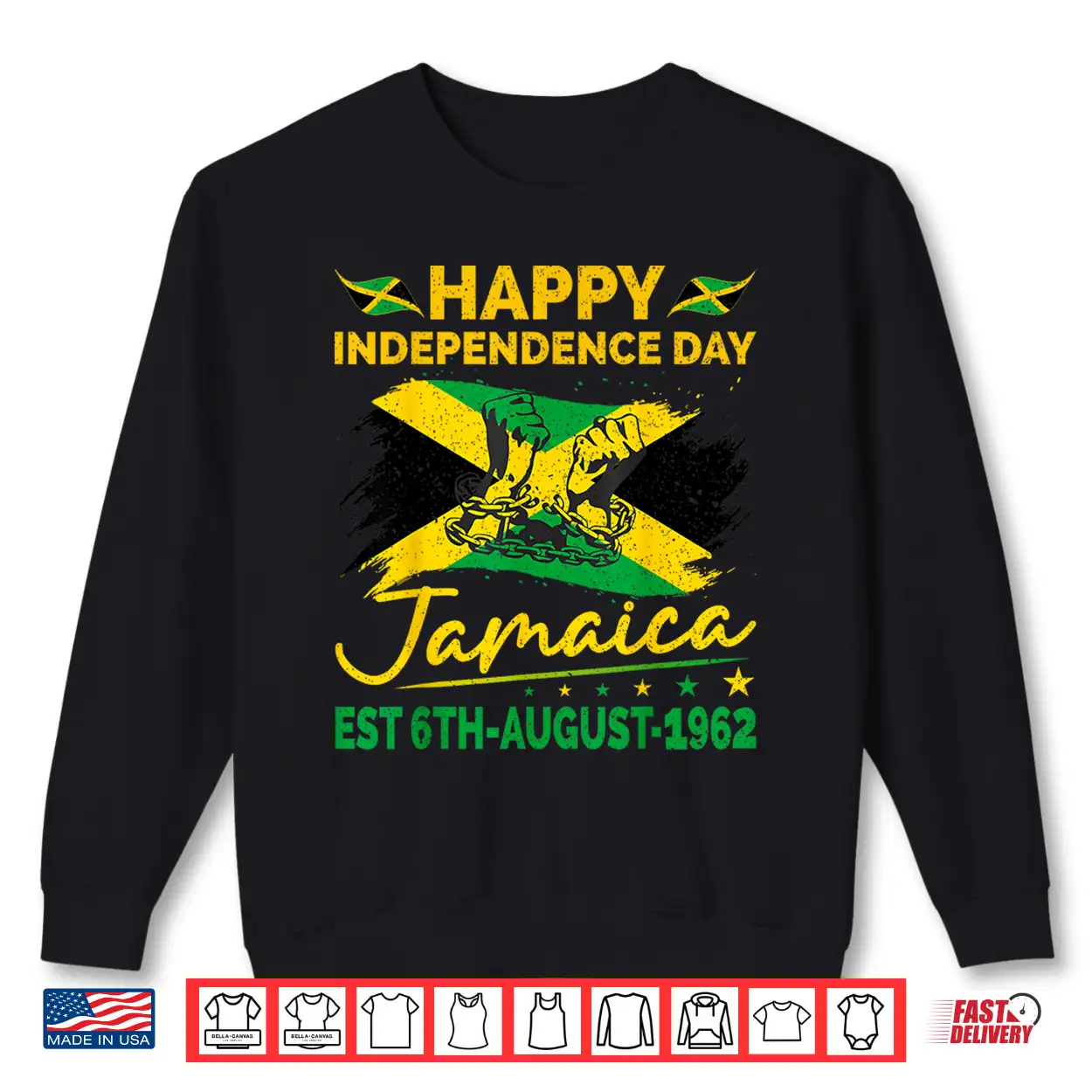Happy Independence Day Jamaica 1962 Jamaican Men Women Shirt Happy Independence Day Jamaica 1962 Jamaican Men Women Shirt