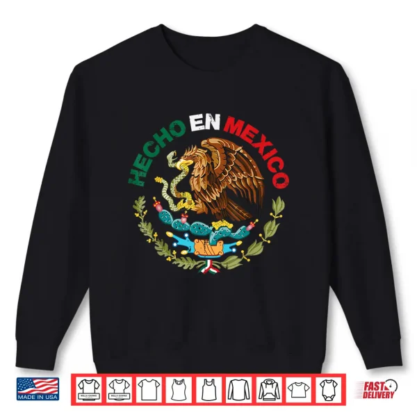 Sweatshirt Hecho En Mexico Eagle Mexican Independence Day Men Women Kid Shirt