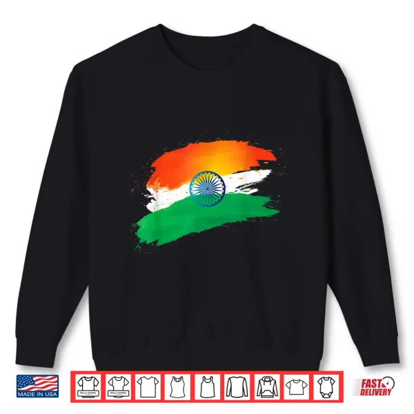 Sweatshirt India Independence Day 15 August Indian Flag Patriotic Shirt