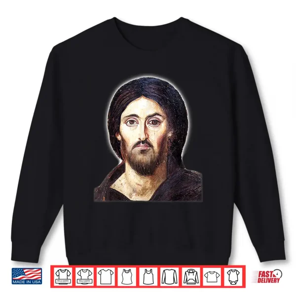 Sweatshirt Jesus Christ Icon Portrait at St. Catherines Monastery Shirt