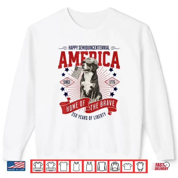 July Fourth Home Of The Brave Patriotic Swissy Shirt 2 Sweatshirt July Fourth Home Of The Brave Patriotic Swissy Shirt