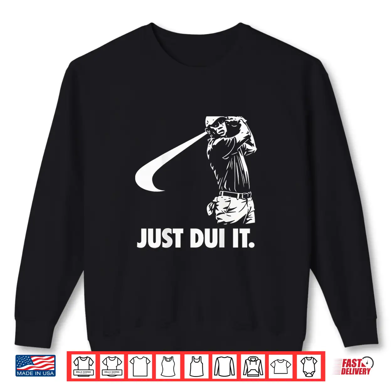Just Dui It Funny Golf Swing Athletic Shirt Just Dui It Funny Golf Swing Athletic Shirt