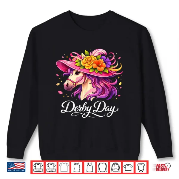 Sweatshirt KY Derby Day This is My Derby Day Dress Funny Horse Racing Shirt