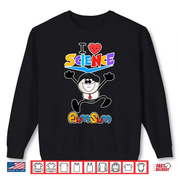 Sweatshirt Kids AumSum I Love Science Shirt
