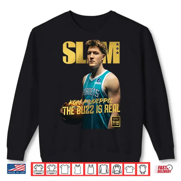 Kon Knueppel Slam Cover The Buzz Is Real Shirt 2 Sweatshirt Kon Knueppel SLAM Cover The Buzz Is Real Shirt