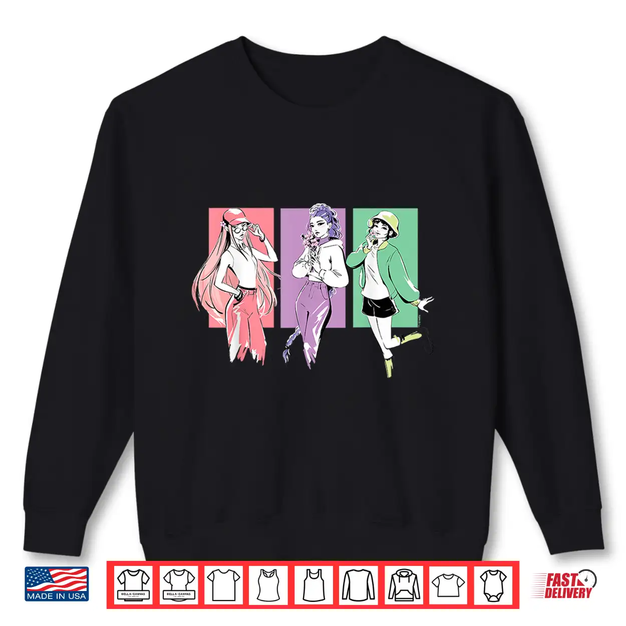 Kpop Demon Hunters Spring Ink Officially Licensed Shirt Kpop Demon Hunters Spring Ink Officially Licensed Shirt