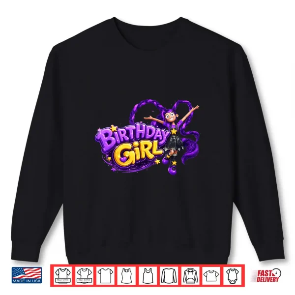 Sweatshirt Lily Love Braids Birthday Girl Shirt