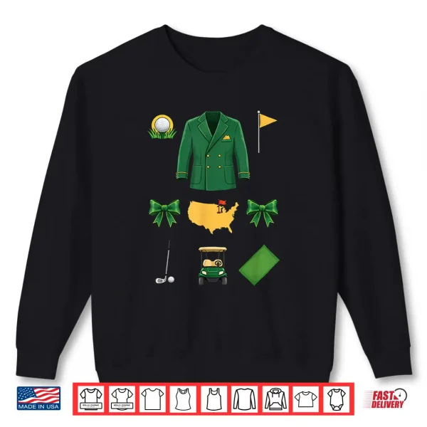 Sweatshirt Masters Green Golf Icons Funny Golfing Shirt