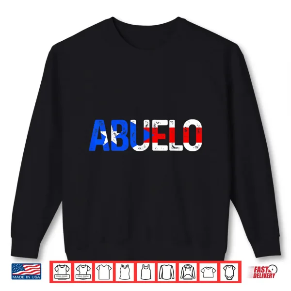 Sweatshirt Mens Abuelo Puerto Rico Flag Puerto Rican Pride Fathers Day Gift Shirt