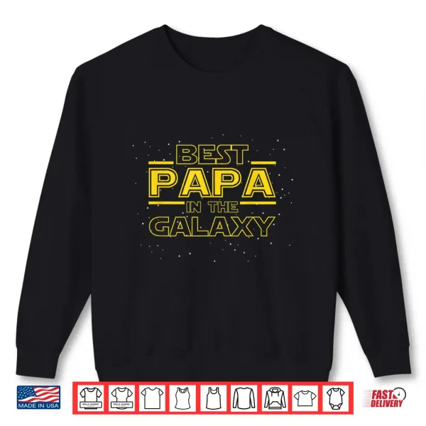 Mens Best Papa Galaxy Shirt Birthday Father'S Day Gift For Papa Shirt 2 Sweatshirt Mens Best Papa Galaxy Shirt Birthday Fathers Day Gift for Papa Shirt