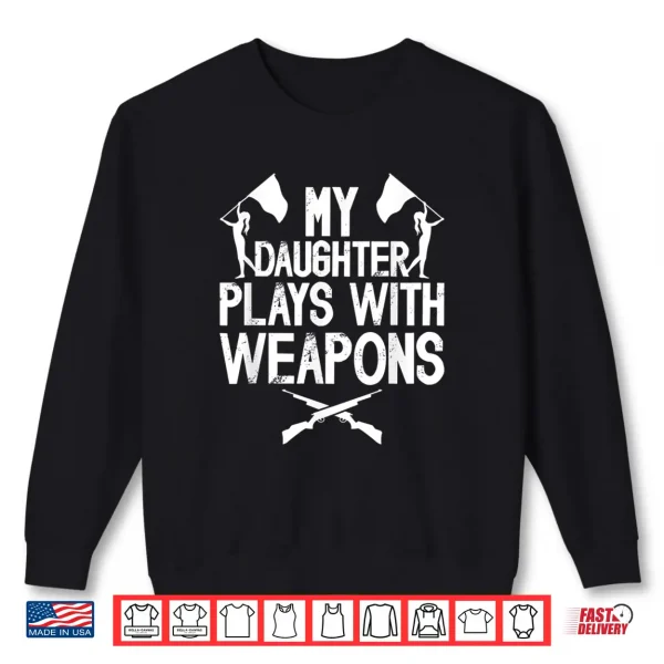 Sweatshirt Mens Funny Color Guard Dad Of A Color Guard Member Dad Guard Dad Shirt