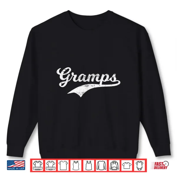 Sweatshirt Mens Gramps GIFT Grandpa Papa Grandad Fathers Day T Shirt